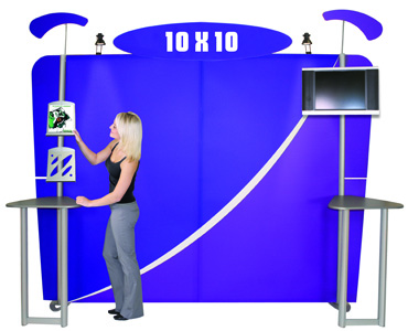 tradeshow booth setup